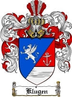 Klugen coat of arms family crest download