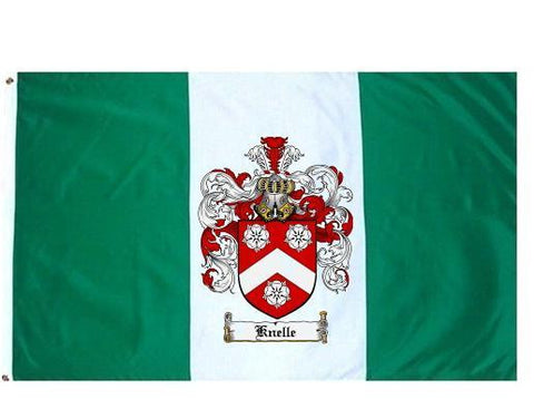 Knelle family crest coat of arms flag