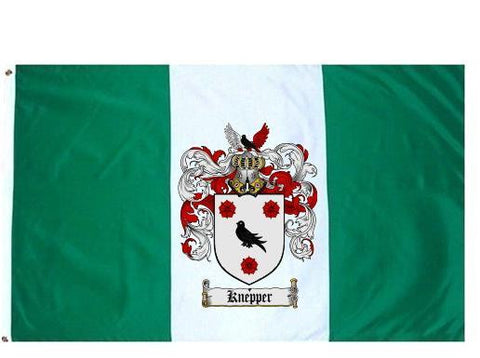 Knepper family crest coat of arms flag