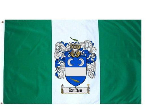 Kniffen family crest coat of arms flag