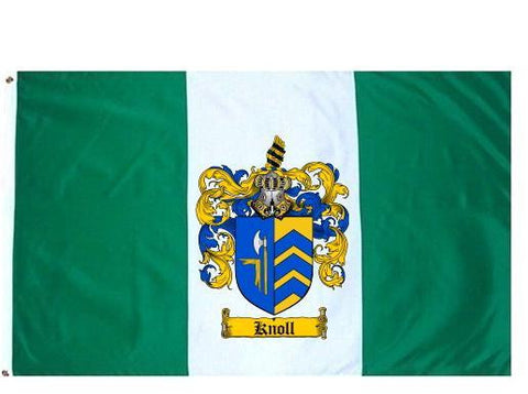 Knoll family crest coat of arms flag