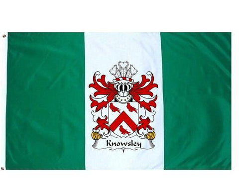 Knowsley family crest coat of arms flag
