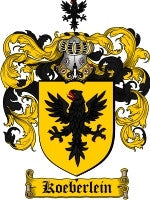 Koeberlein coat of arms family crest download