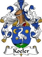 Koeler coat of arms family crest download