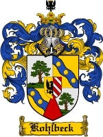 Kohlbeck coat of arms family crest download