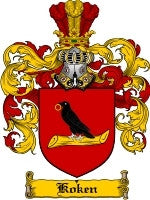 Koken coat of arms family crest download