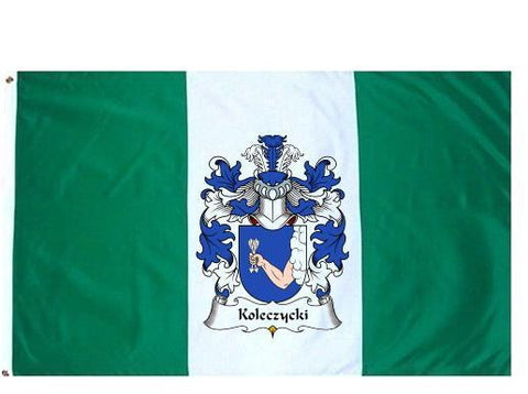 Koleczycki family crest coat of arms flag