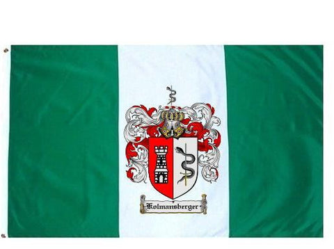 Kolmansberger family crest coat of arms flag