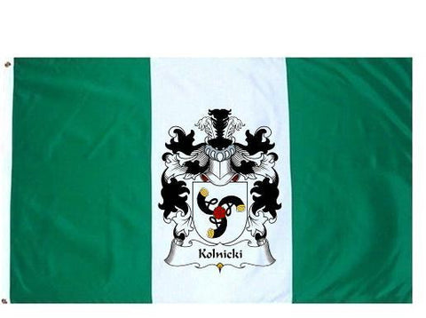 Kolnicki family crest coat of arms flag