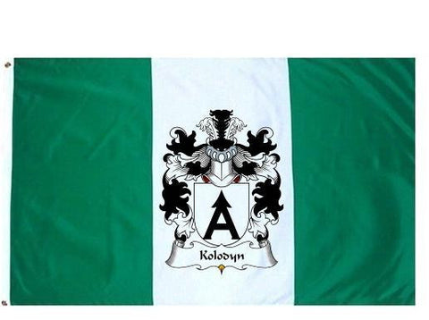 Kolodyn family crest coat of arms flag