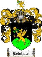 Kolshorn coat of arms family crest download