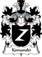 Komanski coat of arms family crest download