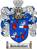 Konawallace coat of arms family crest download