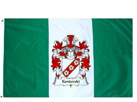 Konderski family crest coat of arms flag