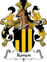 Konen coat of arms family crest download