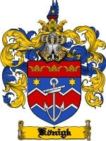 Konigk coat of arms family crest download