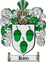 Konz coat of arms family crest download