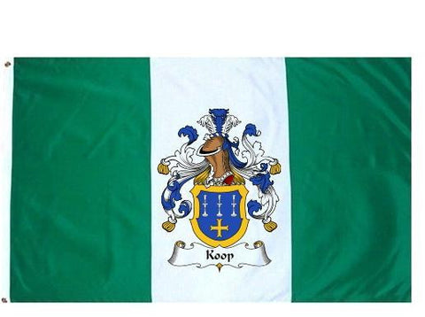 Koop family crest coat of arms flag