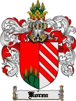 Koren coat of arms family crest download