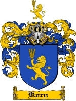 Korn coat of arms family crest download