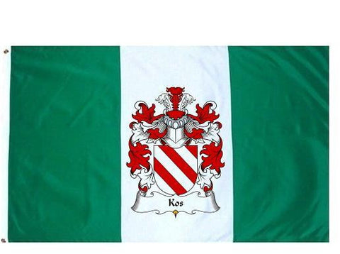 Kos family crest coat of arms flag