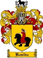 Kosiba coat of arms family crest download