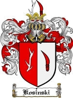Kosinski coat of arms family crest download