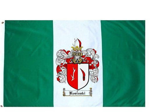 Kosinski family crest coat of arms flag