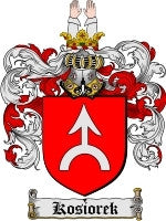 Kosiorek coat of arms family crest download