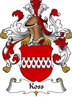 Koss coat of arms family crest download