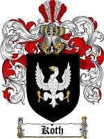 Koth coat of arms family crest download