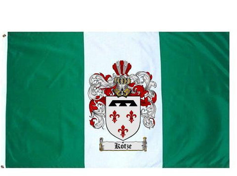 Kotze family crest coat of arms flag