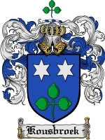 Kousbroek coat of arms family crest download