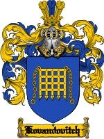 Kovandovitch coat of arms family crest download