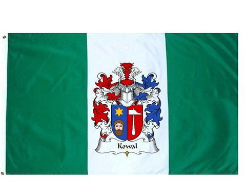 Kowal family crest coat of arms flag