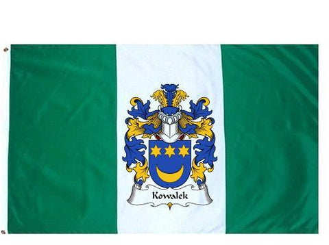 Kowalek family crest coat of arms flag