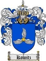 Kowitz coat of arms family crest download