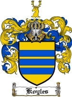 Koyles coat of arms family crest download