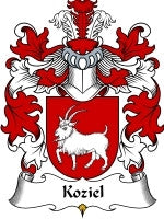 Koziel coat of arms family crest download