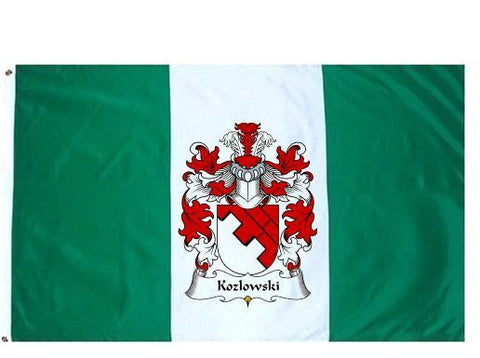 Kozlowski family crest coat of arms flag