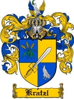 Kratzl coat of arms family crest download