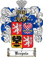 Krepela coat of arms family crest download