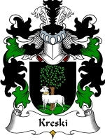 Kreski coat of arms family crest download
