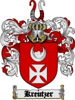 Kreutzer coat of arms family crest download