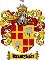 Kreutzfeldt coat of arms family crest download