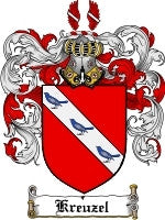 Kreuzel coat of arms family crest download