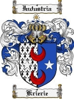 Krierie coat of arms family crest download