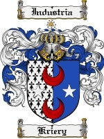 Kriery coat of arms family crest download