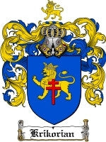 Krikorian coat of arms family crest download