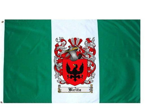 Kritz family crest coat of arms flag